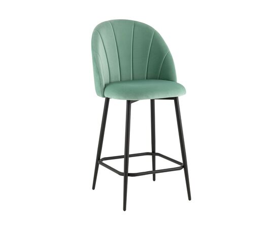 Стул полубарный Логан SN велюр фисташковый | Интернет магазин мебели и декора LifeDekor