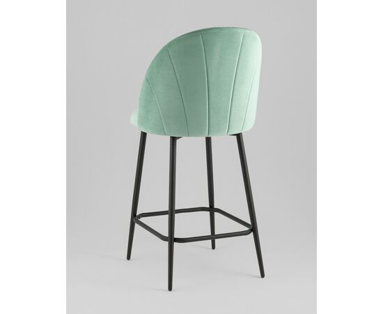 Стул полубарный Логан SN велюр фисташковый, изображение 6 | Интернет магазин мебели и декора LifeDekor
