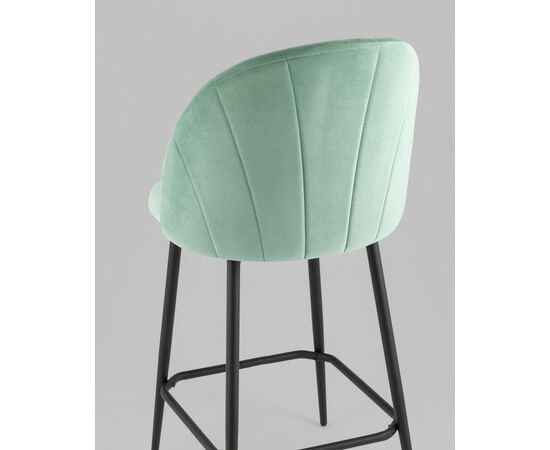 Стул полубарный Логан SN велюр фисташковый, изображение 7 | Интернет магазин мебели и декора LifeDekor