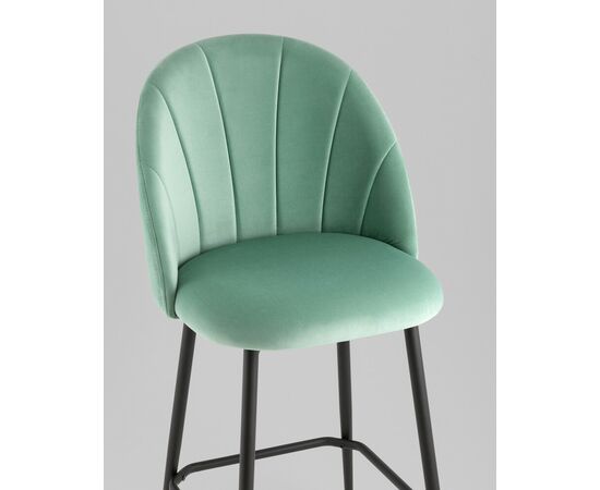 Стул полубарный Логан SN велюр фисташковый, изображение 8 | Интернет магазин мебели и декора LifeDekor