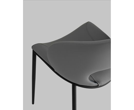 Стул Вивьен экокожа серый, изображение 8 | Интернет магазин мебели и декора LifeDekor