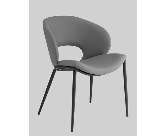 Стул Вивьен экокожа серый, изображение 9 | Интернет магазин мебели и декора LifeDekor