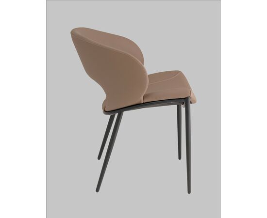 Стул Вивьен иск.кожа светло-коричневый, изображение 4 | Интернет магазин мебели и декора LifeDekor