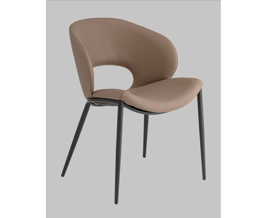 Стул Вивьен иск.кожа светло-коричневый, изображение 2 | Интернет магазин мебели и декора LifeDekor