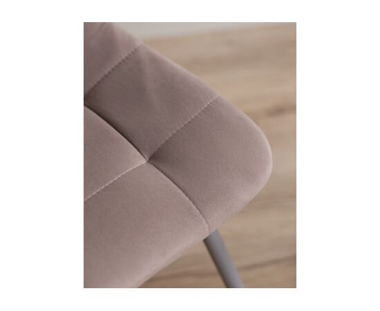 Стул на металлокаркасе Чилли латте / серый, изображение 8 | Интернет магазин мебели и декора LifeDekor