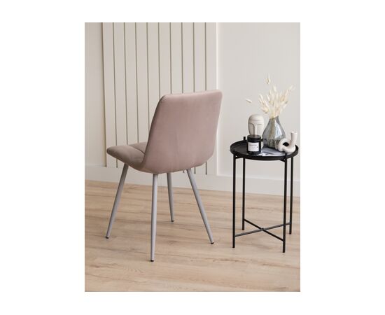 Стул на металлокаркасе Чилли латте / серый, изображение 9 | Интернет магазин мебели и декора LifeDekor