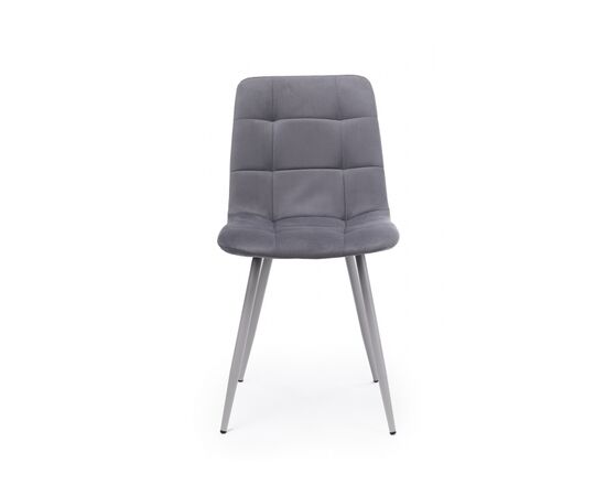 Стул на металлокаркасе Чилли темно-серый / серый, изображение 4 | Интернет магазин мебели и декора LifeDekor