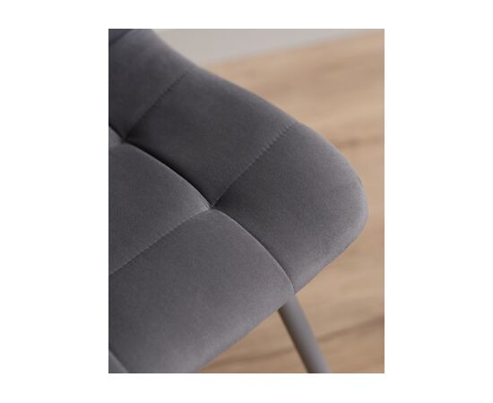 Стул на металлокаркасе Чилли темно-серый / серый, изображение 8 | Интернет магазин мебели и декора LifeDekor