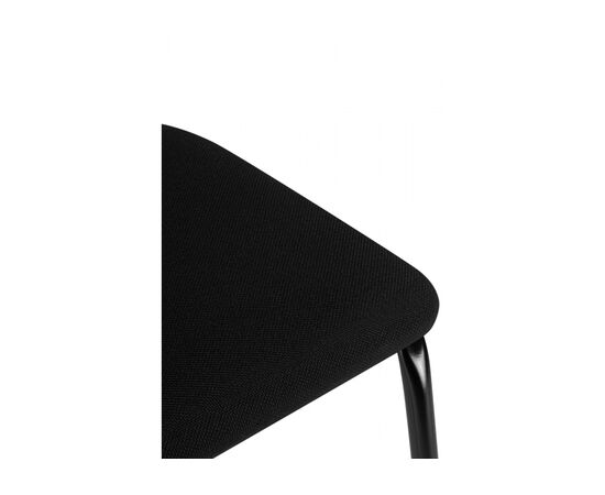 Стул на металлокаркасе Гумер ткань черный / черный глянец, изображение 7 | Интернет магазин мебели и декора LifeDekor