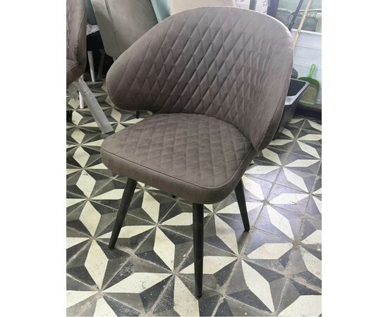 Стул ХИЛТ 360 град.поворот., цвет B29 Шоколадный, велюр / черный каркас М-City | Интернет магазин мебели и декора LifeDekor