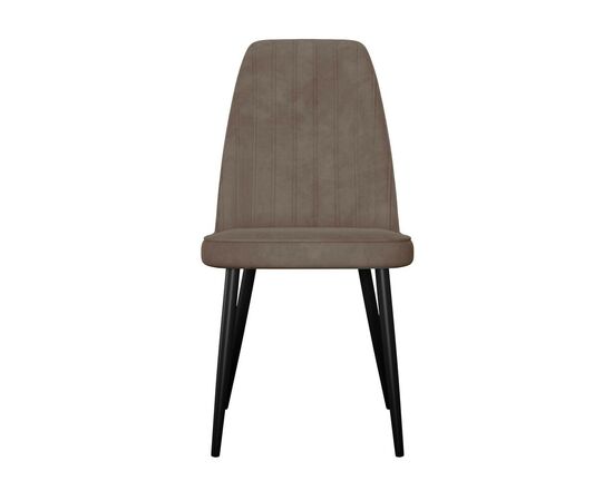 Стул DikLine 327 поворотный B5 LATTE, ножки черные, изображение 2 | Интернет магазин мебели и декора LifeDekor