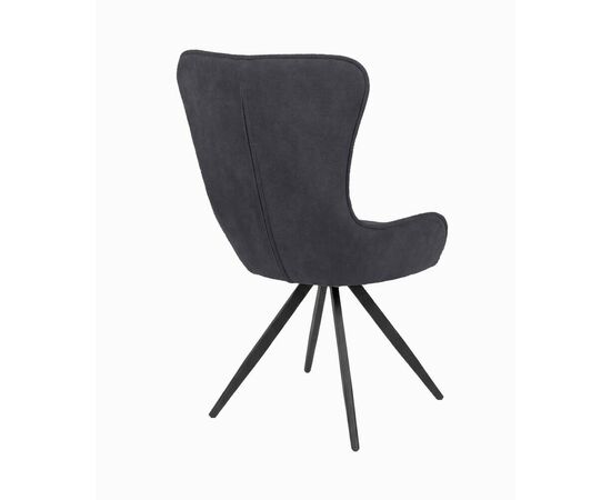 Стул DikLine 333 поворотный TW11 серый, ножки черные, изображение 4 | Интернет магазин мебели и декора LifeDekor