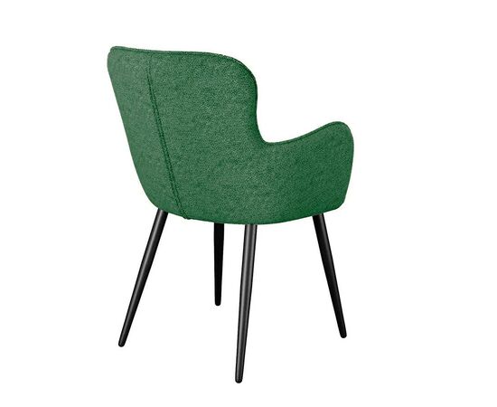 Стул DikLine 503 поворотный NS Pine зеленый, ножки черные, изображение 4 | Интернет магазин мебели и декора LifeDekor