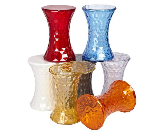 Стул-пуф Stone прозрачный янтарный, изображение 10 | Интернет магазин мебели и декора LifeDekor