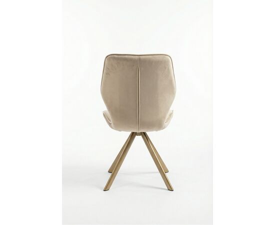 Стул Картьер поворотный, (тк. Венеция №2), ножки шампань, изображение 2 | Интернет магазин мебели и декора LifeDekor