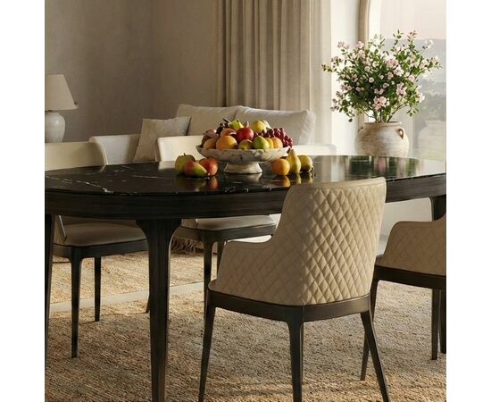 Стол овальный Bellini 200, керамика глянцевая, изображение 5 | Интернет магазин мебели и декора LifeDekor