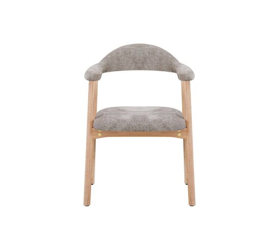 Стул обеденный Shredo серый шенилл светлое дерево 2 шт., изображение 3 | Интернет магазин мебели и декора LifeDekor