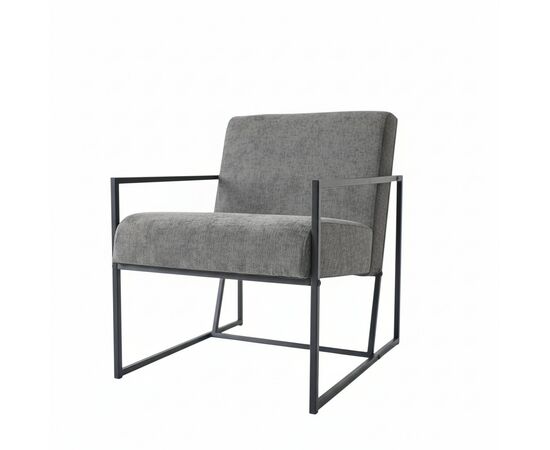 Кресло Алекс шенилл серый, изображение 2 | Интернет магазин мебели и декора LifeDekor