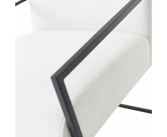 Кресло Алекс шенилл белый, изображение 7 | Интернет магазин мебели и декора LifeDekor