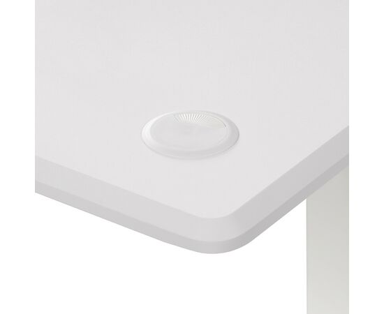 Компьютерный стол Маркос с механизмом подъема 120х75х75 белый / белая шагрень, изображение 12 | Интернет магазин мебели и декора LifeDekor