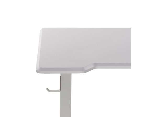 Компьютерный стол Маркос с механизмом подъема 120х75х75 белый / белая шагрень, изображение 14 | Интернет магазин мебели и декора LifeDekor