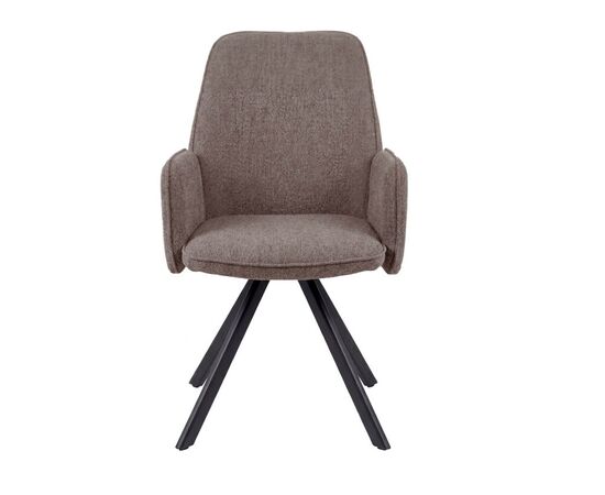 Стул DikLine 293 поворотный BL05 капучино, ножки черные, изображение 3 | Интернет магазин мебели и декора LifeDekor