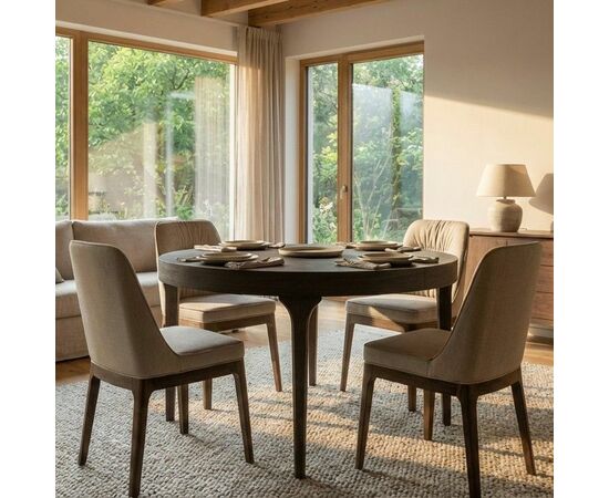 Стол круглый Bellini 110, шпон, изображение 5 | Интернет магазин мебели и декора LifeDekor