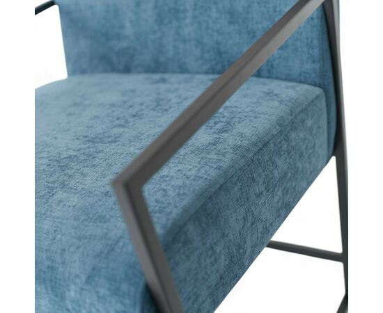 Кресло Алекс шенилл серо-голубой, изображение 10 | Интернет магазин мебели и декора LifeDekor