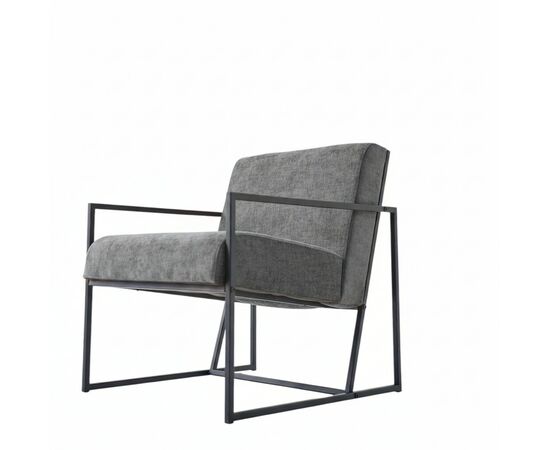 Кресло Алекс шенилл серый, изображение 3 | Интернет магазин мебели и декора LifeDekor