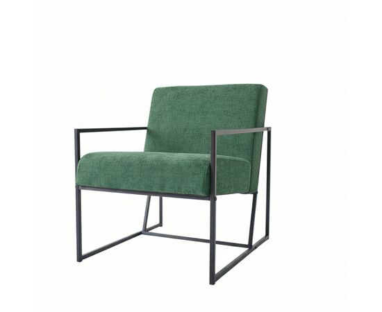 Кресло Алекс шенилл зеленый, изображение 2 | Интернет магазин мебели и декора LifeDekor