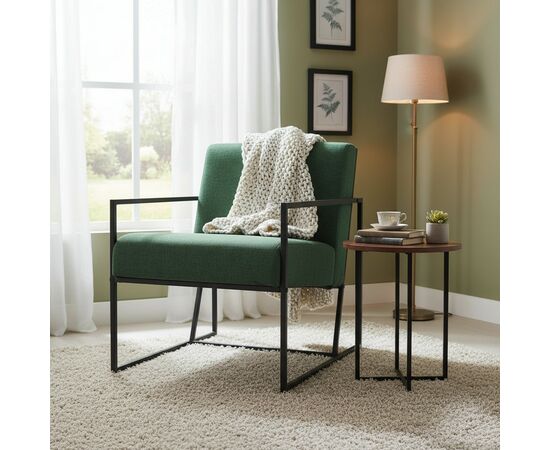 Кресло Алекс шенилл зеленый, изображение 11 | Интернет магазин мебели и декора LifeDekor