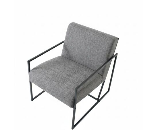 Кресло Алекс шенилл серый, изображение 4 | Интернет магазин мебели и декора LifeDekor