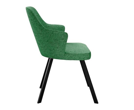 Стул DikLine 235 поворотный, NS Pine зеленый, ножки черные, изображение 3 | Интернет магазин мебели и декора LifeDekor