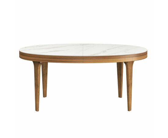 Стол овальный раскладной Bellini (200+40), керамика матовая | Интернет магазин мебели и декора LifeDekor