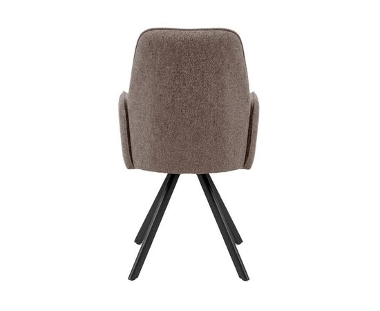 Стул DikLine 293 поворотный BL05 капучино, ножки черные, изображение 4 | Интернет магазин мебели и декора LifeDekor