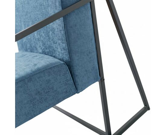 Кресло Алекс шенилл серо-голубой, изображение 9 | Интернет магазин мебели и декора LifeDekor