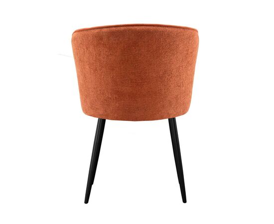 Стул DikLine 347 P09/L05 терракотовый, ножки черные, изображение 2 | Интернет магазин мебели и декора LifeDekor