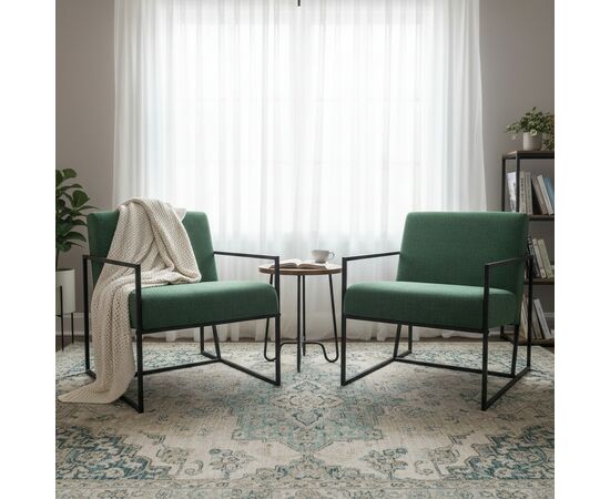 Кресло Алекс шенилл зеленый, изображение 12 | Интернет магазин мебели и декора LifeDekor