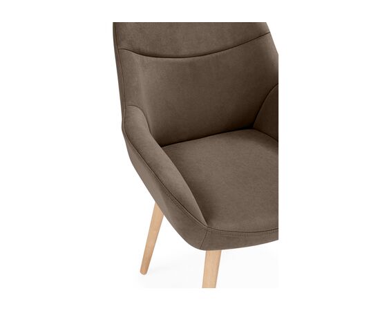 Стул деревянный Флюид 360 коричневый (glory 08) / светлое дерево, изображение 8 | Интернет магазин мебели и декора LifeDekor