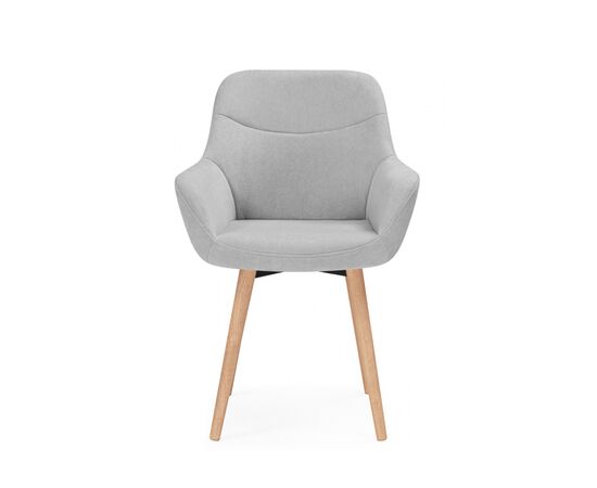 Стул деревянный Флюид 360 светло-серый (zd 960) / светлое дерево, изображение 4 | Интернет магазин мебели и декора LifeDekor