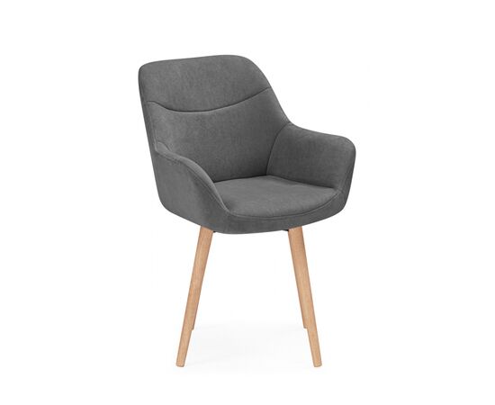 Стул деревянный Флюид 360 темно-серый (zd 995) / светлое дерево, изображение 3 | Интернет магазин мебели и декора LifeDekor