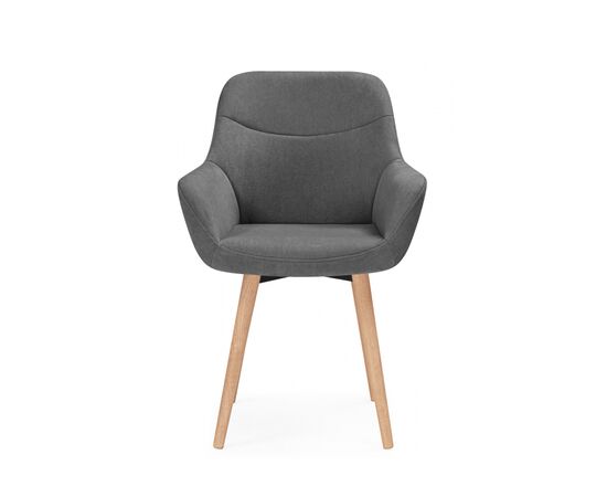 Стул деревянный Флюид 360 темно-серый (zd 995) / светлое дерево, изображение 4 | Интернет магазин мебели и декора LifeDekor