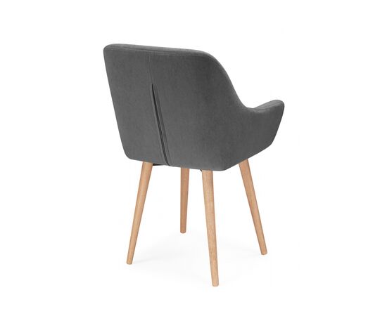 Стул деревянный Флюид 360 темно-серый (zd 995) / светлое дерево, изображение 6 | Интернет магазин мебели и декора LifeDekor