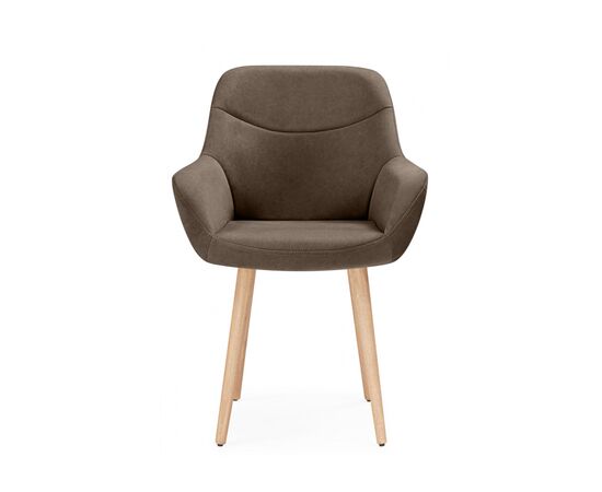 Стул деревянный Флюид коричневый (glory 08) / светлое дерево, изображение 3 | Интернет магазин мебели и декора LifeDekor