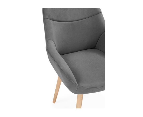 Стул деревянный Флюид темно-серый (zd 995) / светлое дерево, изображение 6 | Интернет магазин мебели и декора LifeDekor