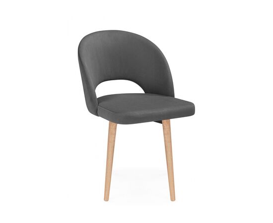 Стул деревянный Курбис 360 темно-серый (zd 995) / светлое дерево, изображение 3 | Интернет магазин мебели и декора LifeDekor