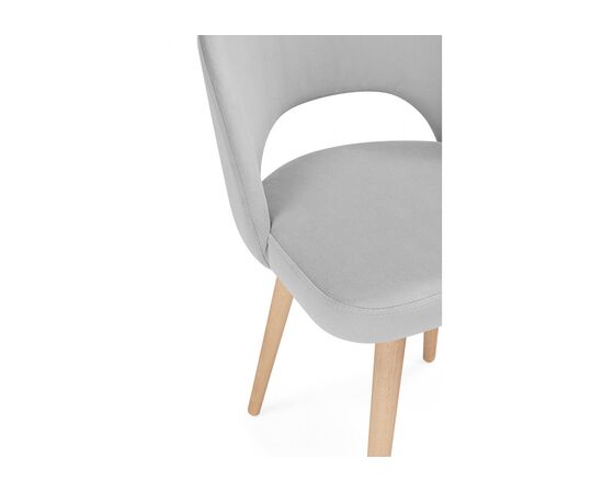 Стул деревянный Курбис светло-серый (zd 960) / светлое дерево, изображение 6 | Интернет магазин мебели и декора LifeDekor