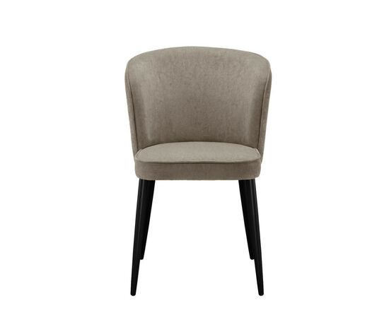 Стул DikLine 347 P03/L03 бежевый, ножки черные, изображение 3 | Интернет магазин мебели и декора LifeDekor