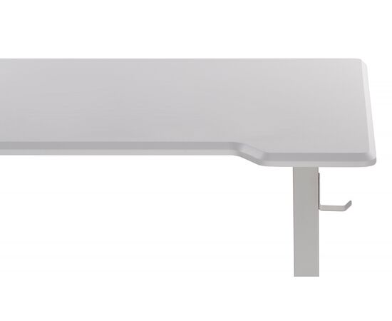 Компьютерный стол Маркос с механизмом подъема 120х75х75 белый / белая шагрень, изображение 9 | Интернет магазин мебели и декора LifeDekor