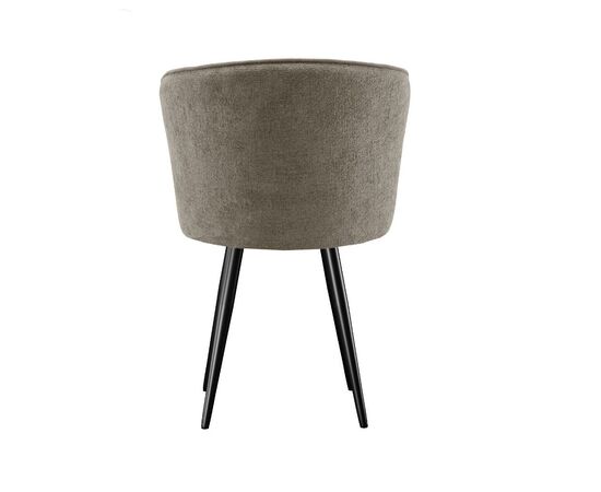 Стул DikLine 348 поворотный P03/L03 бежевый, ножки черные, изображение 4 | Интернет магазин мебели и декора LifeDekor